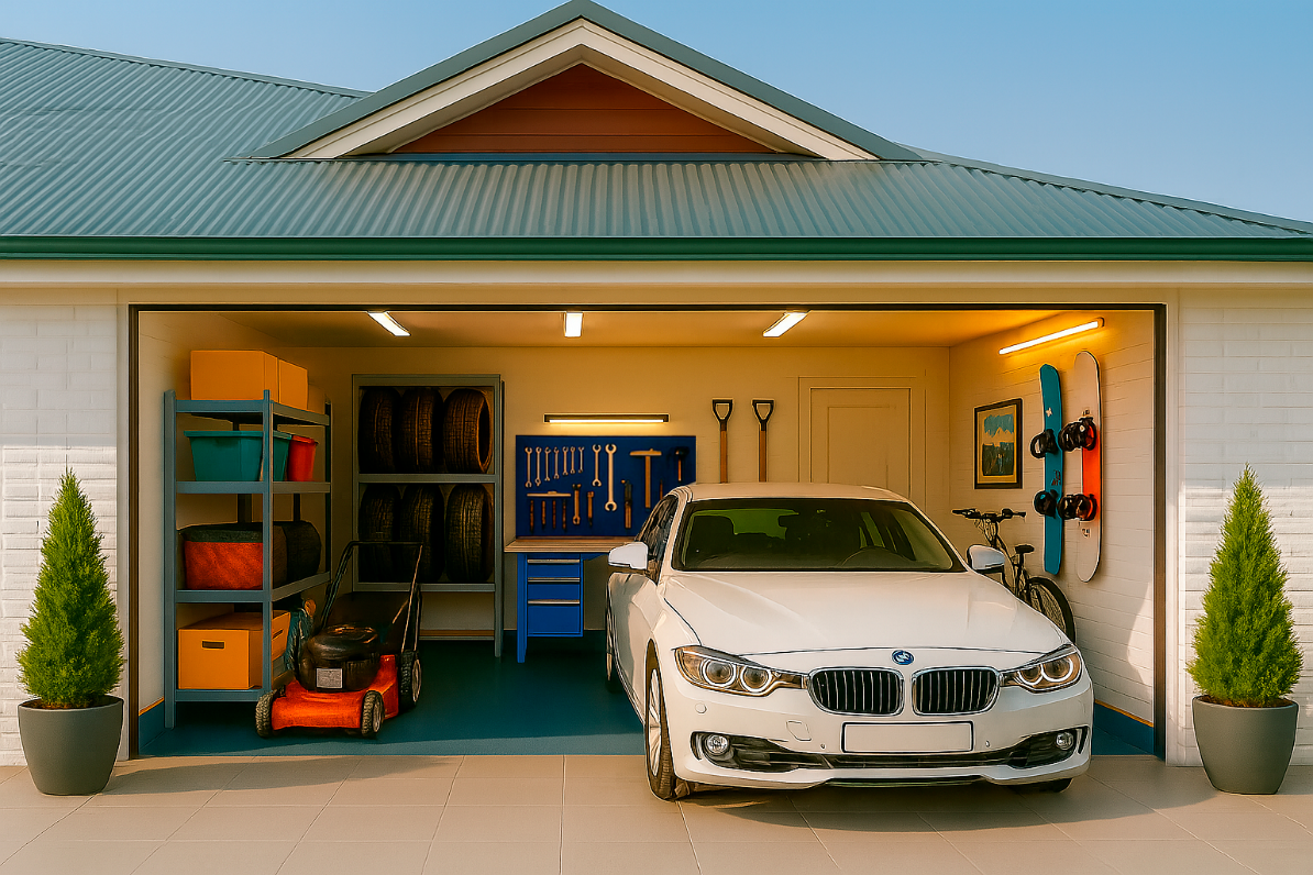 Как обустроить гараж своими руками Как обустроить гараж своими руками